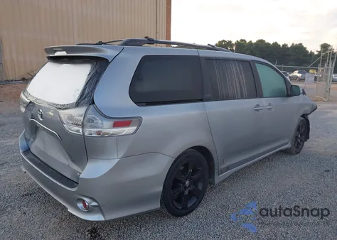 2011 Toyota Sienna Se from USA, damaged, VIN 5TDXK3DC9BS161915